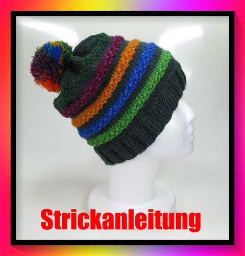 Strickanleitung mütze crazy - strickanleitung,