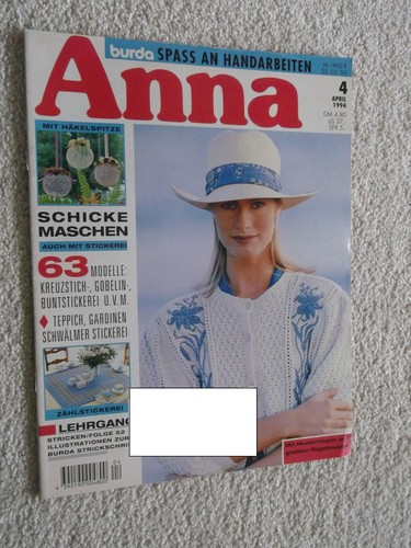 Anna burda spass an - burda,